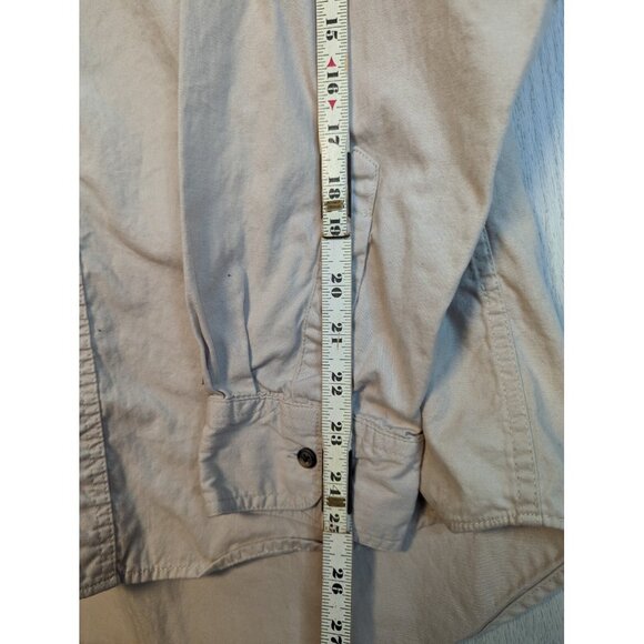Three Square Royce Apparel Georgia Shirt Mens Tan Button Down Sz Large L - Picture 6 of 8